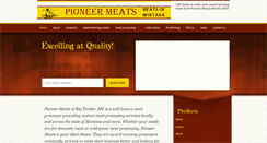 Desktop Screenshot of pioneermeatsmt.com